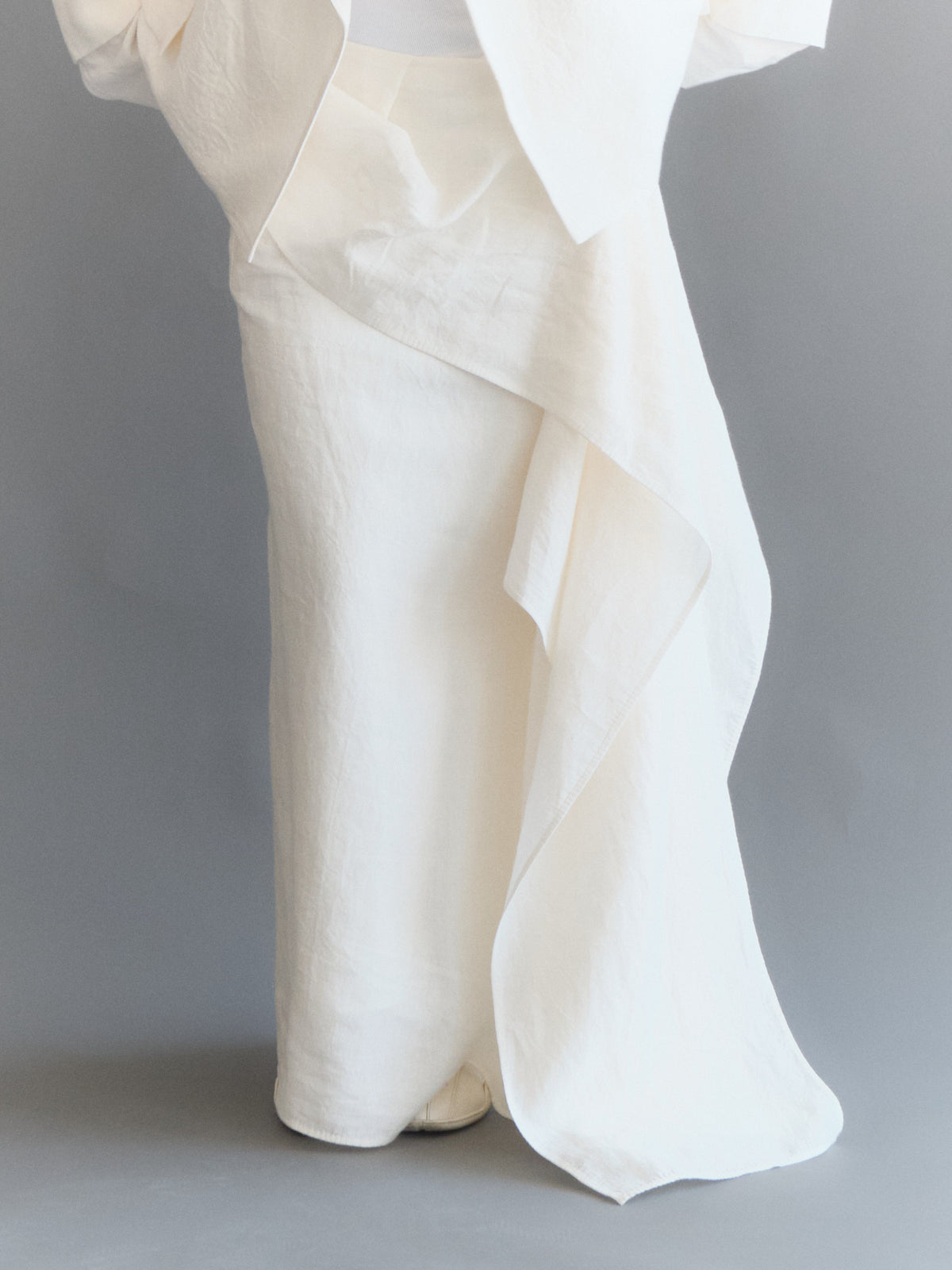 wrap to form skirt - white